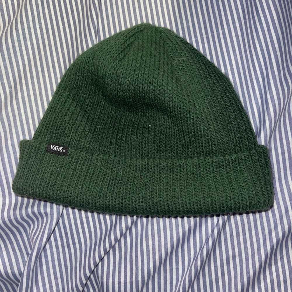 Vans dark green beanie
